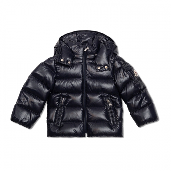 ◆키즈◆25FW 키즈 마야 MAYA 로고 패치 패딩자켓 네이비 1A000 01 597Z8 742