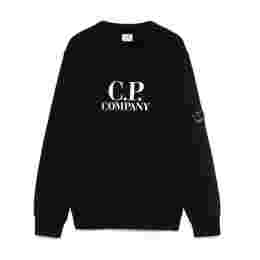 ◆키즈◆25FW 여성 렌즈 와펜 로고 맨투맨 블랙 19CKSS034C 00LCA76 999
