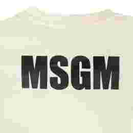 ◆키즈◆25SS 키즈 탑 로고 티셔츠 아이보리 S5MSJGTH083 013