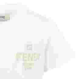 ◆키즈◆키즈 엠보 스몰 로고 반팔 티셔츠 화이트 JUI190 7AJ F0TU9