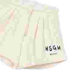 ◆키즈◆25SS 여성 로고 밴딩 프린트 버뮤다 숏팬츠 아이보리 S5MSJGSH092 013