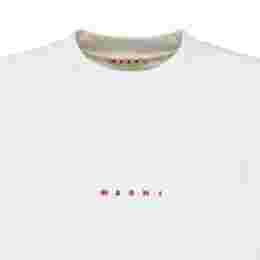 ◆키즈◆25SS 키즈 로고 맨투맨 화이트 M01408 M00V0 0M100