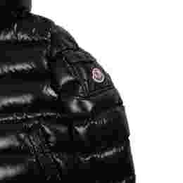 ◆키즈◆25FW 여성 마레 MAIRE 로고 패치 후드 패딩자켓 블랙 1A000 43 597Z8 999