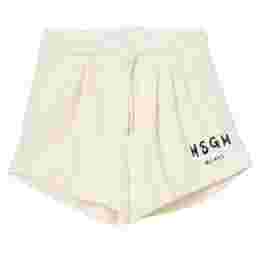 ◆키즈◆25SS 여성 로고 밴딩 프린트 버뮤다 숏팬츠 아이보리 S5MSJGSH092 013