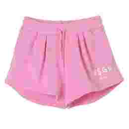◆키즈◆25SS 키즈 로고 밴딩 프린트 버뮤다 숏팬츠 핑크 S5MSJGSH092 MS003
