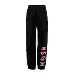 ◆키즈◆25FW 키즈 로고 프린트 트레이닝 팬츠 블랙 F5MSJUFP024 11083
