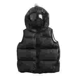 ◆키즈◆25FW 키즈 나일론 마이크로 립스탁 고글패딩 베스트 블랙 VK795B KJ5 90