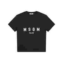 ◆키즈◆키즈 로고 프린트 티셔츠 블랙 F4MSJUTH176 103