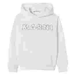 ◆키즈◆25SS 키즈 로고 자수 후드티 화이트 M01409 M00V1 0M100