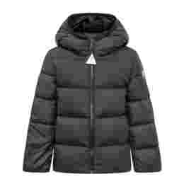 ◆키즈◆25FW 여성 비울라 BEULAH 로고 패치 패딩자켓 블랙 1A000 40 54AQE 999