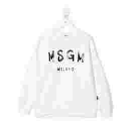 ◆키즈◆21FW 여성 로고 프린트 스웨트 맨투맨 화이트 MS027672 001