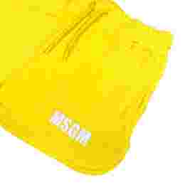◆키즈◆25SS 키즈 로고 프린팅 코튼 숏팬츠 옐로우 S5MSJGSH095 MS003