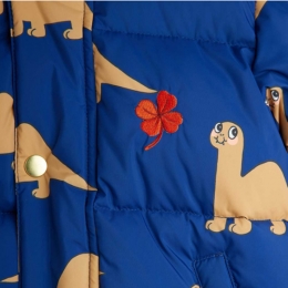 ◆키즈◆키즈 다이노 패턴 후드 푸퍼 자켓 블루 25710109 60