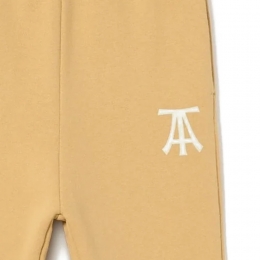 ◆키즈◆23FW 키즈 로고 프린팅 트레이닝 팬츠 옐로우 F23035 026DX