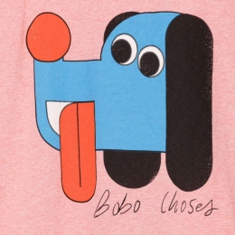 ◆키즈◆키즈 도그 메트 프린트 티셔츠 레드 B225AC002 611