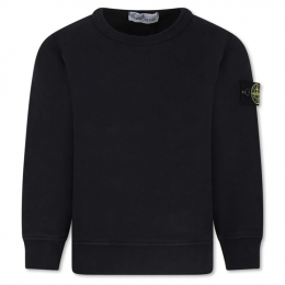 ◆키즈◆25SS 여성 와펜 크루넥 맨투맨 블랙 K1S16 6100011 S0040 V0029