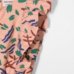 ◆키즈◆21FW 키즈 러플 오가닉 코튼 원피스 핑크 121AC165 508