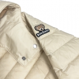 ◆키즈◆여성 베어로고 푸퍼 자켓 아이보리 8109349