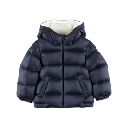 ◆키즈◆키즈 NEW MACAIRE 로고 패치 후드 패딩자켓 네이비 1A000 40 597YF 742