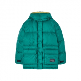 ◆키즈◆키즈 리머 LEMUR 후드 푸퍼 자켓 그린 F25074 188EK