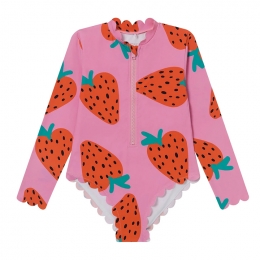 ◆키즈◆25SS 키즈 스트로베리 프린팅 스윔스튜 핑크 TWCB79 Z2689 552MC