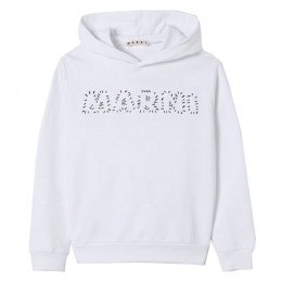 ◆키즈◆25SS 여성 로고 자수 후드티 화이트 M01409 M00V1 0M100