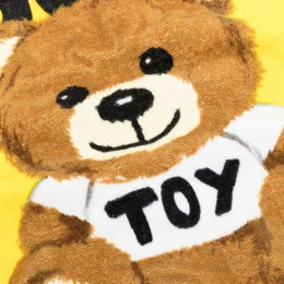 ◆키즈◆23SS 키즈 테디 로고 비치 타올 옐로우 HNX01B LGA15 50162