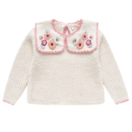 ◆키즈◆23FW 키즈 CYRELLA 블렌드 울 스웨터 크림 J0107 CREAM