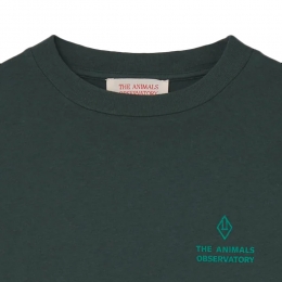 ◆키즈◆24FW 키즈 로고 맨투맨 다크그린 F24122 021GE