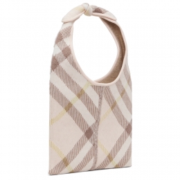 ◆키즈◆25FW 키즈 빈티지 체크 타이 토트백 핑크 8112008