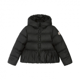 ◆키즈◆키즈 ELIZAVETA 로고패치 셔링 패딩자켓 블랙 1A000 97 54AQE 999