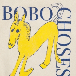 ◆키즈◆24FW 키즈 로고 그래픽 맨투맨 크림 B224AC038 101