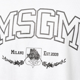 ◆키즈◆24SS 여성 로고 프린팅 티셔츠 화이트 S4MSJBTH277 001