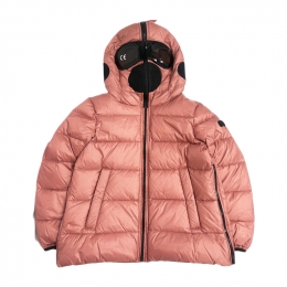 ◆키즈◆여성 나일론 립스탁 사이드집업 고글패딩 새먼 JG 540B T KJ5 424