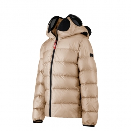 ◆키즈◆24FW 여성 마이크로 립스탁 고글 패딩 베이지 JK 363B T KJ4 13