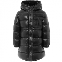 ◆키즈◆25FW 키즈 다카 DACCA 로고 패치 패딩자켓 블랙 1C000 07 597Z8 999