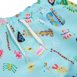 ◆키즈◆24SS 키즈 퍼니 인섹트 스윔 숏팬츠 아쿠아블루 124AC151 440