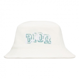 ◆키즈◆24FW 키즈 로고 버킷햇 화이트 4WBM23HATE 013