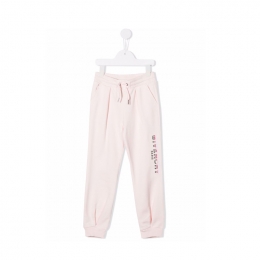 ◆키즈◆21FW 여성 로고 자수 테이퍼드 트랙팬츠 페일핑크 H14131 45S
