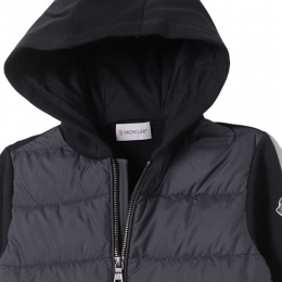 ◆키즈◆24FW 여성 로고 패치 후드 패딩자켓 블랙 8G000 09 89AAF 999