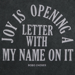 ◆키즈◆25SS 키즈 조이 슬리브리스 티셔츠 다크그레이 B125AC020 061