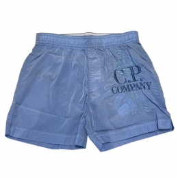 ◆키즈◆25SS 키즈 로고 자수 스윔팬츠 블루 18CKBW079B 00L3C00 857