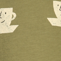 ◆키즈◆21FW 키즈 컵 오브 티 올 오버 드레스 그린 221AC097 360