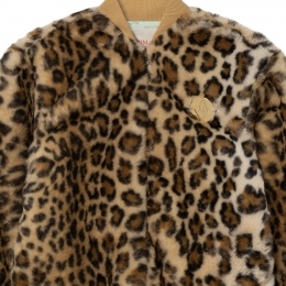 ◆키즈◆22FW 키즈 레오파드 자켓 브라운 F22076 042HB