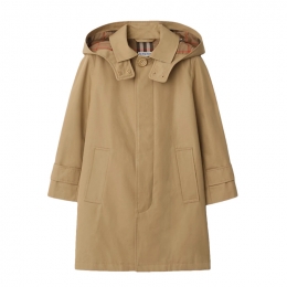 ◆키즈◆25FW 키즈 후드 트렌치 코트 베이지 8109262
