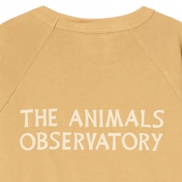 ◆키즈◆23FW 키즈 로고 프린팅 롱슬리브 티셔츠 다크옐로우 F23022 026DX