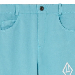 ◆키즈◆24FW 키즈 로고 카고 팬츠 스카이블루 F24053 005GC