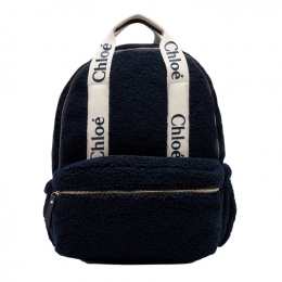 ◆키즈◆25FW 키즈 로고 플리스 백팩 네이비 C20687 859