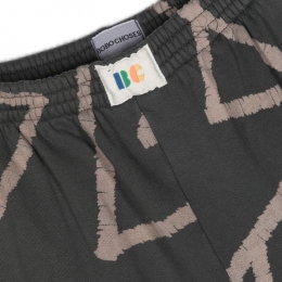 ◆키즈◆23FW 키즈 그래픽 프린팅 트레이닝 팬츠 다크그레이 223AC069 940