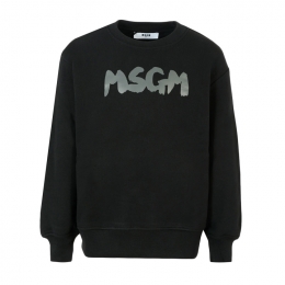 ◆키즈◆25FW 여성 로고 프린트 맨투맨 블랙 F5MSJUSW016 110